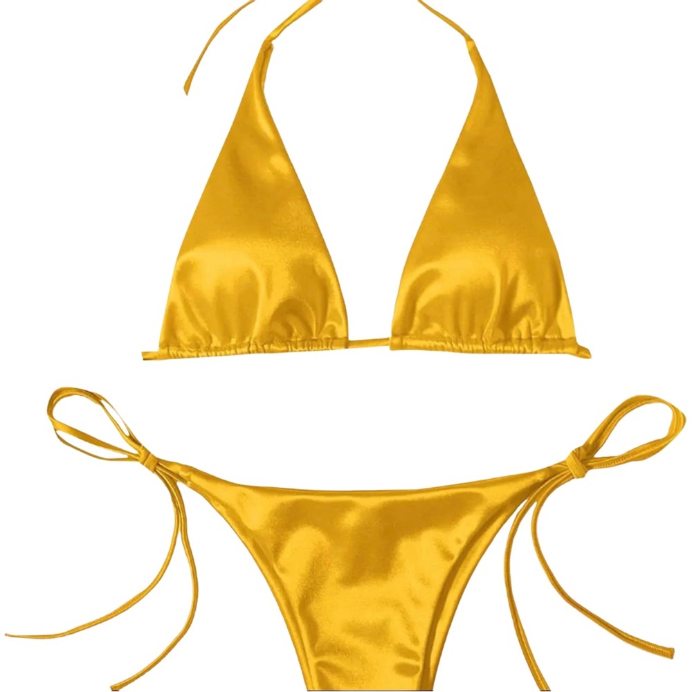 0526 Gold Bikini Set